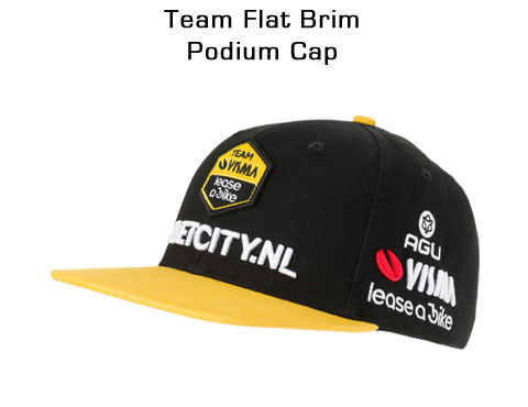 Team Flat Brim Podium Cap