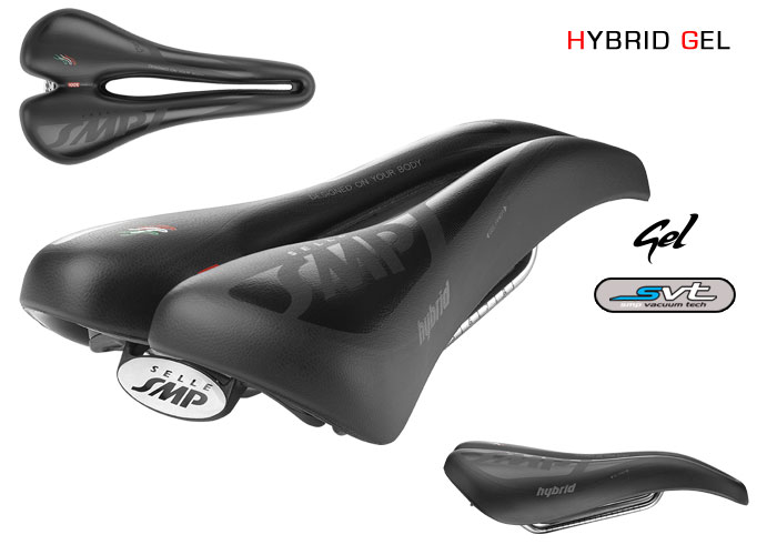 Selle SMP White Hybrid Gel Saddle Selle SMP White Hybrid Gel Saddle